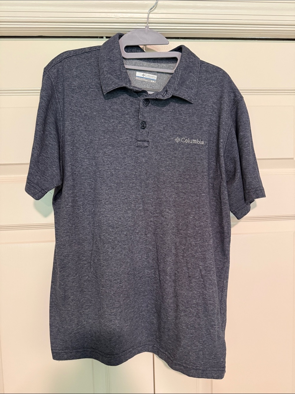 Columbia Men's Heather Charcoal Polo Shirt
